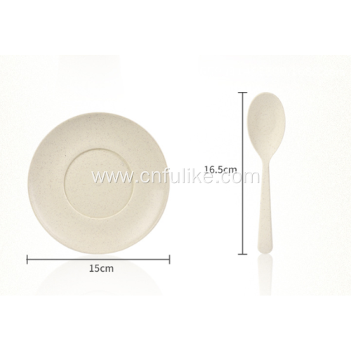 Wheat Straw Dinnerware Plate Set of 6